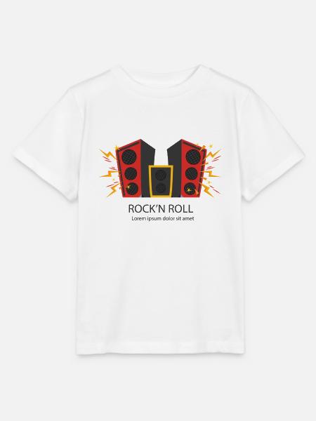 Rock'n'Roll-Bass - Stanley/Stella Kinder T-Shirt MINI CREATOR - Weiß
