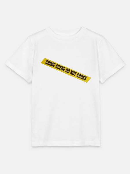 Crime scene police - Stanley/Stella Kinder T-Shirt MINI CREATOR - Weiß