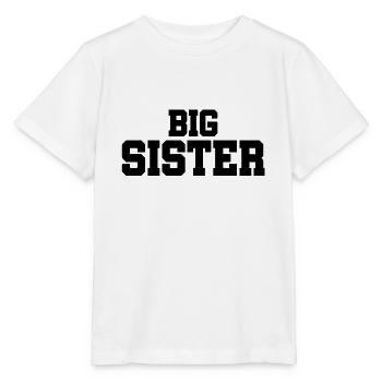 Big Sister - Big sister - søskende børn - Stanley/Stella T-shirt MINI CREATOR til børn - hvid - Foran - Maike (125cm)