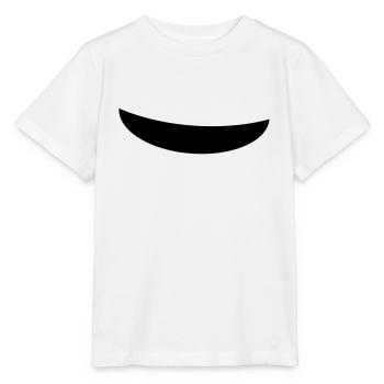 Einfach Lächeln und grinsen - Stanley/Stella Kinder T-Shirt MINI CREATOR  - Weiß - Vorne - Maike (125cm)