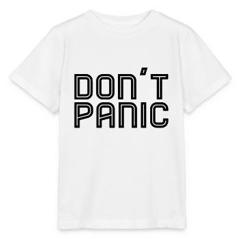 Don't Panic - Stanley/Stella Kinder T-Shirt MINI CREATOR  - Weiß - Vorne - Maike (125cm)