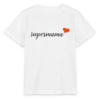 Super mom - Stanley/Stella MINI CREATOR Kids’ T-Shirt - white - Front - Maike (125cm)