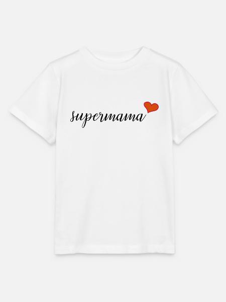 Super maman - T-shirt bio MINI CREATOR Stanley/Stella Enfant - blanc