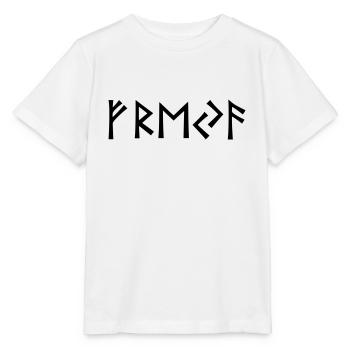 Freya en runes - T-shirt bio MINI CREATOR Stanley/Stella Enfant - blanc - Devant - Maike (125cm)