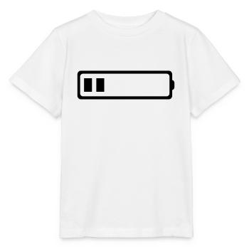BATTERY 2 BATONS - Stanley/Stella MINI CREATOR Kids’ T-Shirt - white - Front - Maike (125cm)