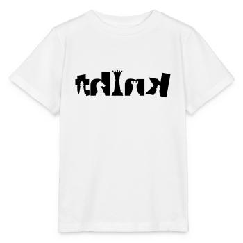 Penser aux échecs - T-shirt bio MINI CREATOR Stanley/Stella Enfant - blanc - Devant - Maike (125cm)