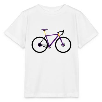 Vélo de vélo de gravier - T-shirt bio MINI CREATOR Stanley/Stella Enfant - blanc - Devant - Maike (125cm)