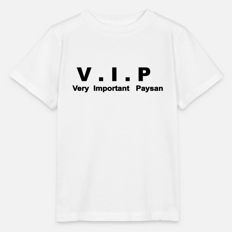 Very Important Paysan - VIP - T-shirt bio MINI CREATOR Stanley/Stella Enfant - blanc