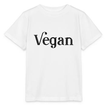 VEGAN - Veganerin - Veganer - tierlieb - Stanley/Stella Kinder T-Shirt MINI CREATOR  - Weiß - Vorne - Maike (125cm)