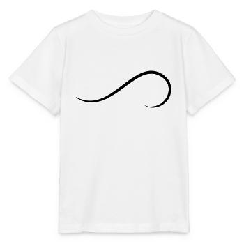 Schnörkel Dekor Element Geschwungene Linie - Stanley/Stella Kinder T-Shirt MINI CREATOR  - Weiß - Vorne - Maike (125cm)