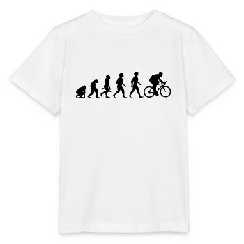 Evolution Fahrrad Radsport Zweirad Sport - Stanley/Stella Kinder T-Shirt MINI CREATOR  - Weiß - Vorne - Maike (125cm)