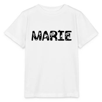 Marie first name gift for childbirth - Stanley/Stella MINI CREATOR Kids’ T-Shirt - white - Front - Maike (125cm)