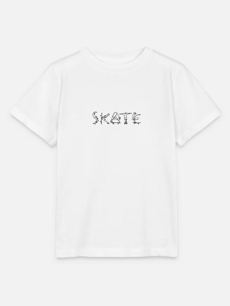 Skate Geschenk - Stanley/Stella Kinder T-Shirt MINI CREATOR - Weiß