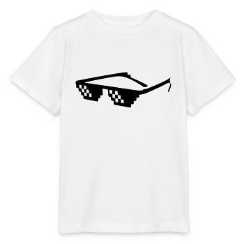 Lunettes de soleil - T-shirt bio MINI CREATOR Stanley/Stella Enfant - blanc - Devant - Maike (125cm)