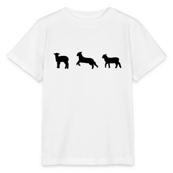 sheep, lamb - Stanley/Stella MINI CREATOR Kids’ T-Shirt - white - Front - Maike (125cm)