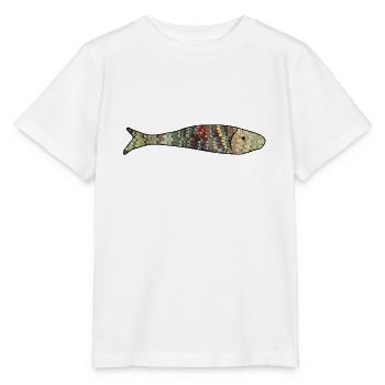 Fish - fish - Jesus Christ - Stanley/Stella MINI CREATOR Kids’ T-Shirt - white - Front - Maike (125cm)