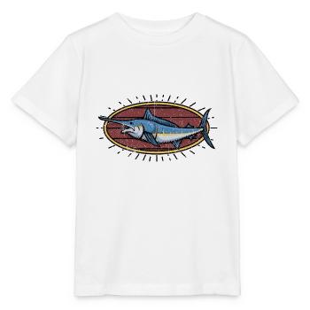 Fish illustration - Stanley/Stella MINI CREATOR Kids’ T-Shirt - white - Front - Maike (125cm)