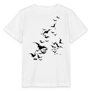 Batman Bat Swarm - Stanley/Stella MINI CREATOR Kids’ T-Shirt - white - Front - Maike (125cm)