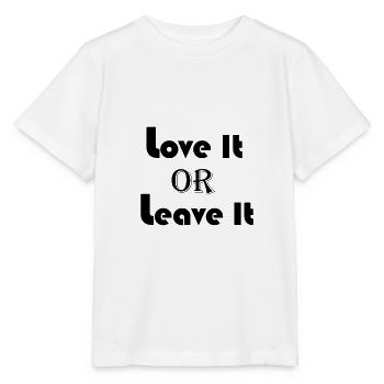 Aime-le ou laisse-le - T-shirt bio MINI CREATOR Stanley/Stella Enfant - blanc - Devant - Maike (125cm)