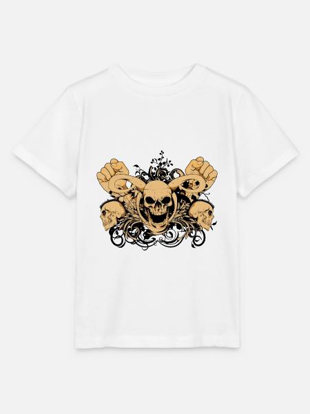 Schädel Punsch - Stanley/Stella Kinder T-Shirt MINI CREATOR  - Weiß