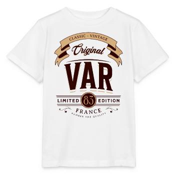 Département 83 Département Du Var France - T-shirt bio MINI CREATOR Stanley/Stella Enfant - blanc - Devant - Maike (125cm)