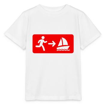 marin - T-shirt bio MINI CREATOR Stanley/Stella Enfant - blanc - Devant - Maike (125cm)