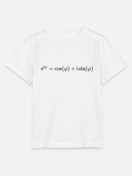 Euler's identity - Stanley/Stella MINI CREATOR Kids’ T-Shirt - white