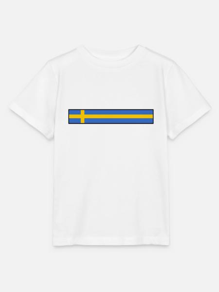 Schwedische flagge - Stanley/Stella Kinder T-Shirt MINI CREATOR - Weiß