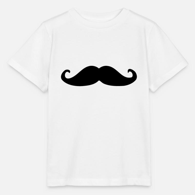 Bart Maske - Schnäuzer Schnurrbart - Stanley/Stella Kinder T-Shirt MINI CREATOR  - Weiß