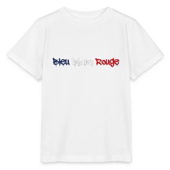 BLAU WEISS ROT TAGG - Stanley/Stella Kinder T-Shirt MINI CREATOR  - Weiß - Vorne - Maike (125cm)