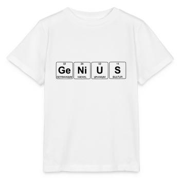 genius - Stanley/Stella Kinder T-Shirt MINI CREATOR  - Weiß - Vorne - Maike (125cm)