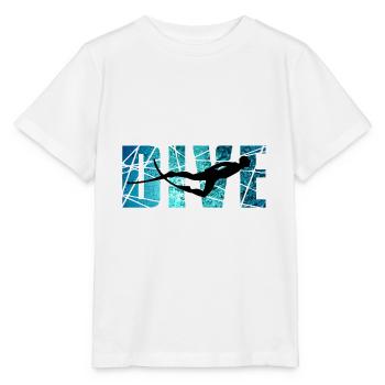 DIVE - Outdoor Riff Taucher - Stanley/Stella Kinder T-Shirt MINI CREATOR  - Weiß - Vorne - Maike (125cm)