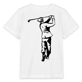 Golf - Golfen - Golfer - Stanley/Stella Kinder T-Shirt MINI CREATOR  - Weiß - Vorne - Maike (125cm)