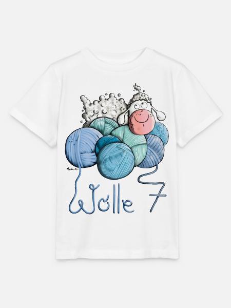 Schaf auf Wolle 7 - Stanley/Stella Kinder T-Shirt MINI CREATOR - Weiß