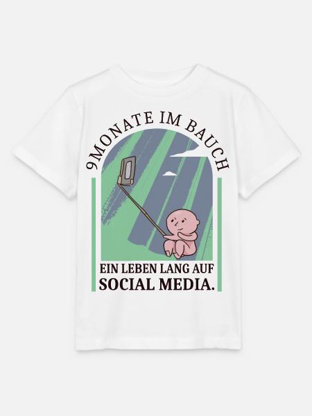Social Media Baby - Stanley/Stella Kinder T-Shirt MINI CREATOR - Weiß