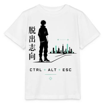 Städtische Fluchtgedanken - Stanley/Stella Kinder T-Shirt MINI CREATOR  - Weiß - Vorne - Maike (125cm)