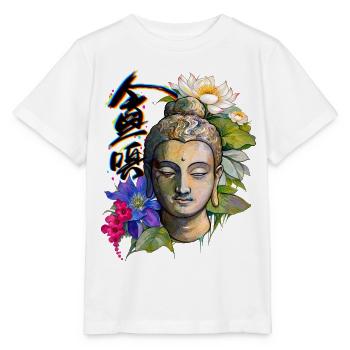 Lotus-Geisteszustand - Stanley/Stella Kinder T-Shirt MINI CREATOR  - Weiß - Vorne - Maike (125cm)