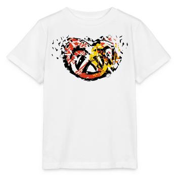 Bretzel Alsace eclat free - T-shirt bio MINI CREATOR Stanley/Stella Enfant - blanc - Devant - Maike (125cm)