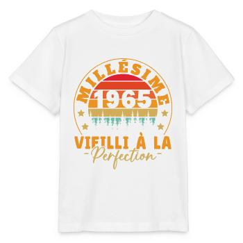 Jahrgang 1965, Jahrgang 1965 Geburtstagsgeschenk - Stanley/Stella Kinder T-Shirt MINI CREATOR  - Weiß - Vorne - Maike (125cm)