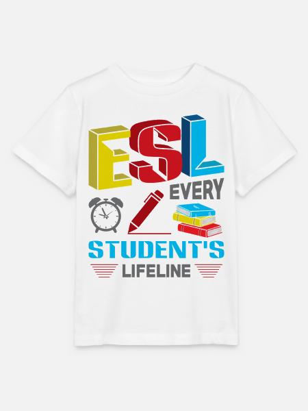 ESL-Lehrer ESL Unterricht - Stanley/Stella Kinder T-Shirt MINI CREATOR  - Weiß