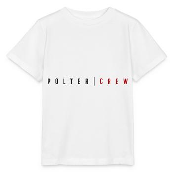 Polter Crew Verlobung Hochzeit - Stanley/Stella Kinder T-Shirt MINI CREATOR  - Weiß - Vorne - Maike (125cm)