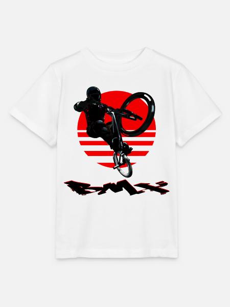 BMX Bike - Stanley/Stella Kinder T-Shirt MINI CREATOR  - Weiß