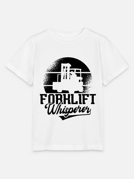Gabelstapler Staplerfahrer Coole Geschenkidee - Stanley/Stella Kinder T-Shirt MINI CREATOR  - Weiß