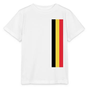 Drapeau belge Belgique Drapeau belge Belge - T-shirt bio MINI CREATOR Stanley/Stella Enfant - blanc - Devant - Maike (125cm)