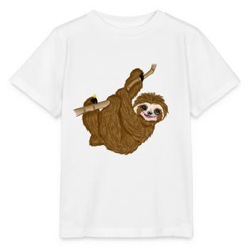 Bébé paresseux - T-shirt bio MINI CREATOR Stanley/Stella Enfant - blanc - Devant - Maike (125cm)