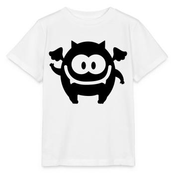 Monsterchen - Line - T-shirt bio MINI CREATOR Stanley/Stella Enfant - blanc - Devant - Maike (125cm)