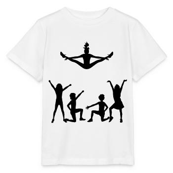 Eine Gruppe von Anfeuerer - Stanley/Stella Kinder T-Shirt MINI CREATOR  - Weiß - Vorne - Maike (125cm)
