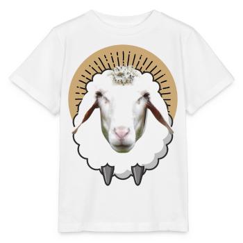 SHEEP SHEEP Sheep Lamb - Stanley/Stella MINI CREATOR Kids’ T-Shirt - white - Front - Maike (125cm)