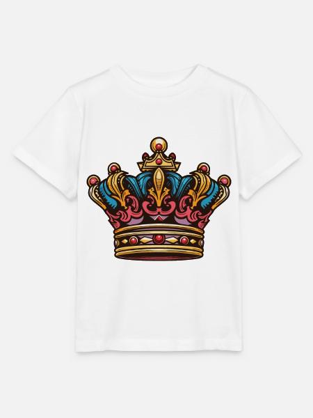 Krone Majestät Crown - Stanley/Stella Kinder T-Shirt MINI CREATOR  - Weiß