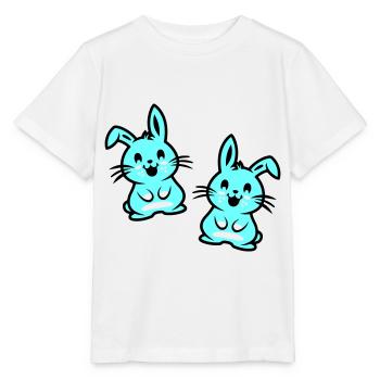 Lapin de Pâques Pâques - T-shirt bio MINI CREATOR Stanley/Stella Enfant - blanc - Devant - Maike (125cm)